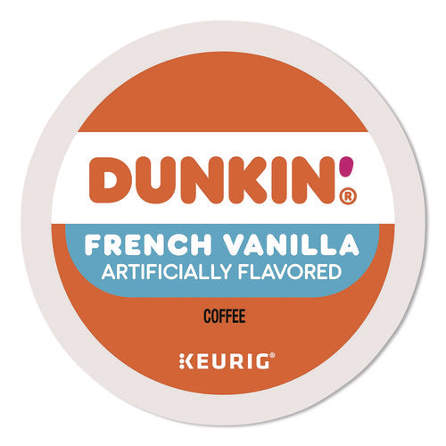 French Vanilla Coffee K-cup Pods, 0.37 Oz, 22/box, 4 Boxes/carton