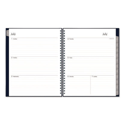 Passages Academic Year Weekly/monthly Planner, 9 X 7, Navy Blue Cover, 12-month: July 2024 To June 2025