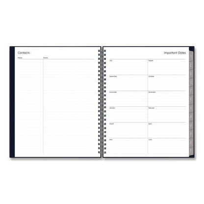 Passages Academic Year Weekly/monthly Planner, 9 X 7, Navy Blue Cover, 12-month: July 2024 To June 2025