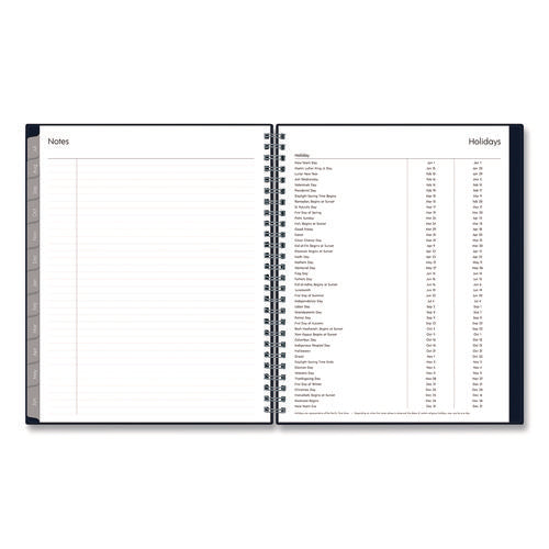 Passages Academic Year Weekly/monthly Planner, 9 X 7, Navy Blue Cover, 12-month: July 2024 To June 2025