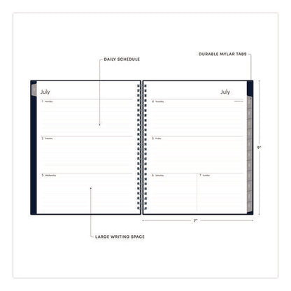 Passages Academic Year Weekly/monthly Planner, 9 X 7, Navy Blue Cover, 12-month: July 2024 To June 2025