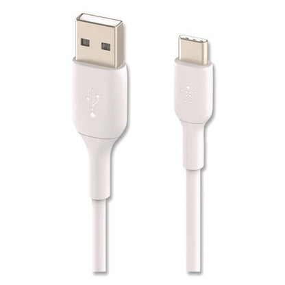 Boost Charge Usb-c To Usb-a Cable, 3.3 Ft, White, 2/pack