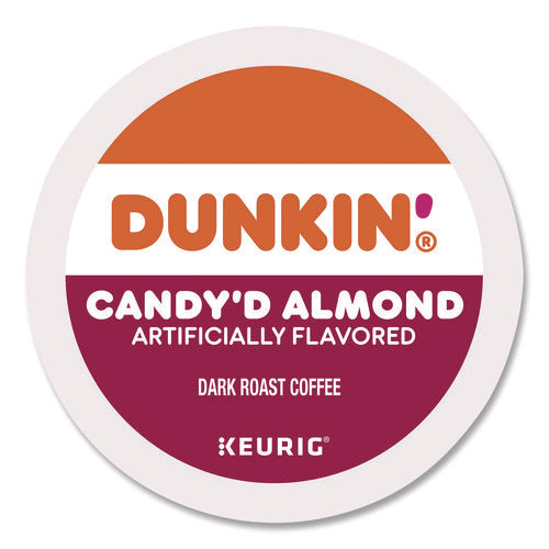 Candy'd Almond Coffee K-cups, 0.35 Oz, 22/box