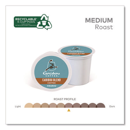 Caribou Blend Coffee K-cups, 0.4 Oz, 44/box