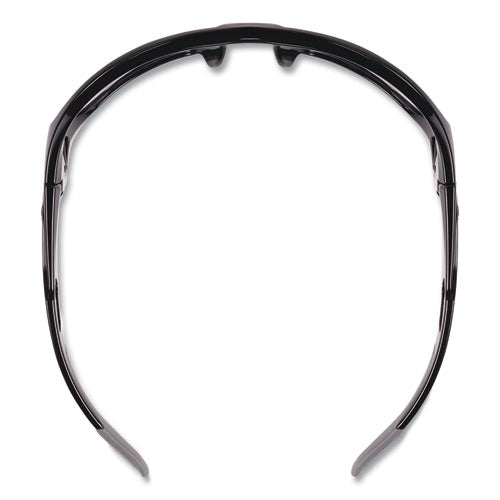 Skullerz Baldr Safety Glasses, Black Nylon Impact Frame, Anti-fog Clear Polycarbonate Lens