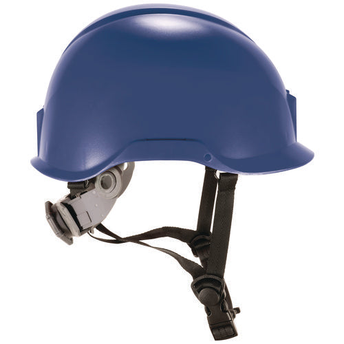 Skullerz 8976 Class E Safety Helmet, 6-point Ratchet Suspension, Blue