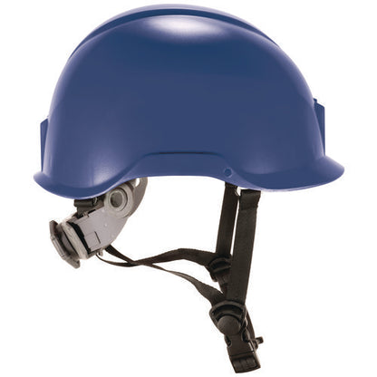 Skullerz 8976 Class E Safety Helmet, 6-point Ratchet Suspension, Blue