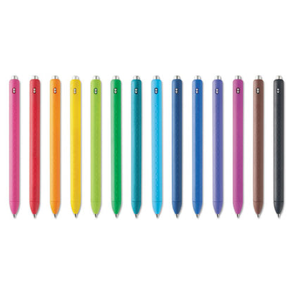 Inkjoy Gel Pen, Retractable, Medium 0.7 Mm, Assorted Ink And Barrel Colors, 14/pack