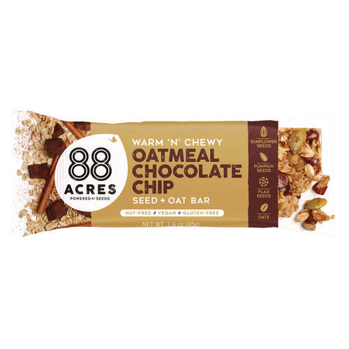 Warm 'n Chewy Gluten-free Oatmeal/chocolate Chip Seed And Oat Bar, 1.6 Oz Bar, 9/box