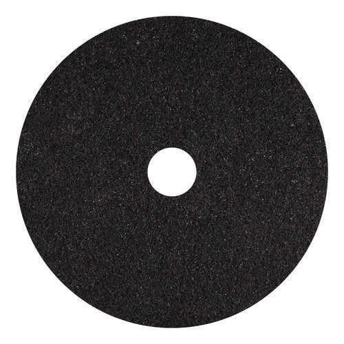 Stripping Pads, 12" Diameter, Black, 5/carton