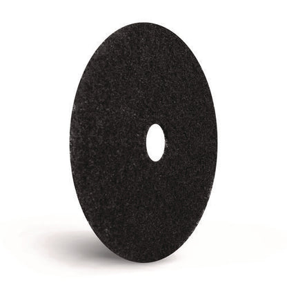 Stripping Pads, 15" Diameter, Black, 5/carton