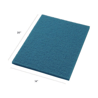 Blue Cleaner Pad, 14 X 20, Blue, 5/carton