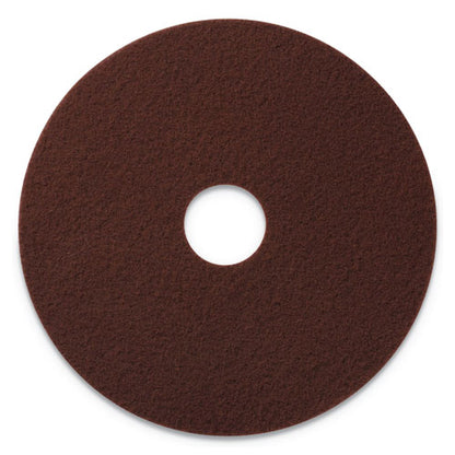 Ecoprep Epp Specialty Pads, 20" Diameter, Maroon, 10/carton