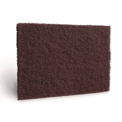 Dominator Strip Pad, 14 X 20, Burgundy, 5/carton