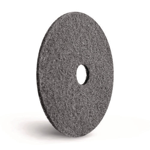 Black Diamond 800 Deep Cleaning Pad, 20" Diameter, 800 Grit, Black/gray, 2/carton