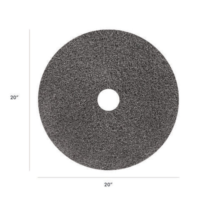 Black Diamond 800 Deep Cleaning Pad, 20" Diameter, 800 Grit, Black/gray, 2/carton