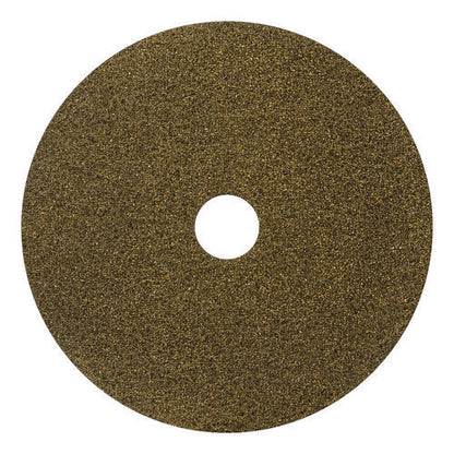 Black Diamond 1500 Grit Diamond Pad, 20" Diameter, Black/yellow, 2/carton