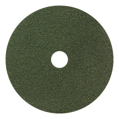 Black Diamond 3000 Grit Diamond Pad, 17" Diameter, Black/green, 2/carton