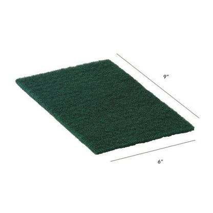 90-96 Medium Duty Hand Cleaning Pad, 6 X 9, Green, 20/carton