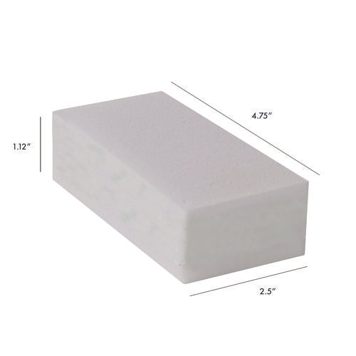 Melamine Block Erasing Sponge, 4.75 X, 2.65, 1.12" Thick, White, 24/carton