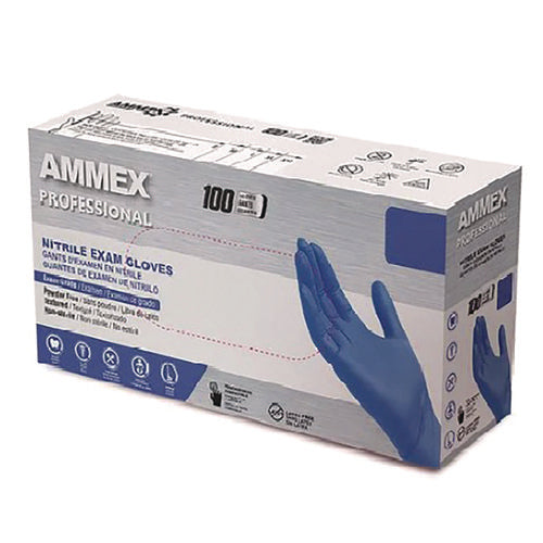 Nitrile Exam Gloves, Powder-free, Small, Blue, 100/box