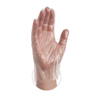 Poly Food Safe Industrial Gloves, Large, Clear, 500/box