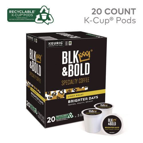 Brighter Days Coffee K-cups, 20/box