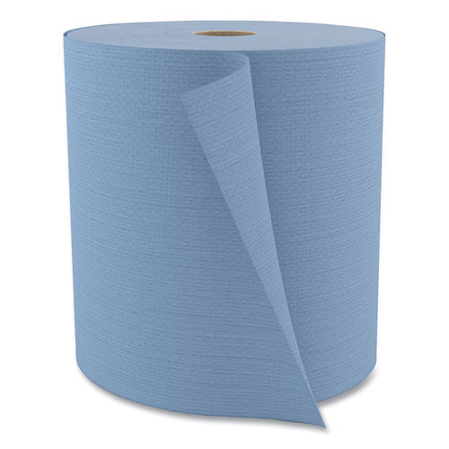 Tuff-job Spunlace Towels, Jumbo Roll, 12 X 13, Blue, 475/roll