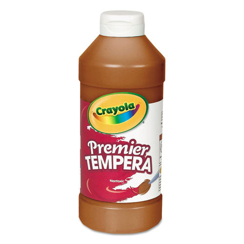 Premier Tempera Paint, Brown, 16 Oz Bottle