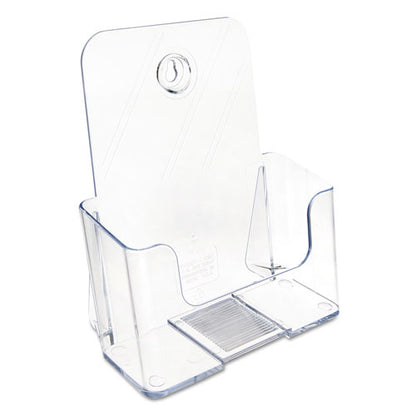 Docuholder For Countertop/wall-mount, Booklet Size, 6.5w X 3.75d X 7.75h, Clear