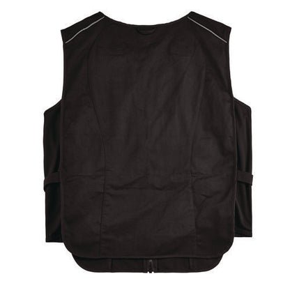 Chill-its 6255 Lightweight Phase Change Cooling Vest, Cotton/polyester, 2x-large/3x-large, Black