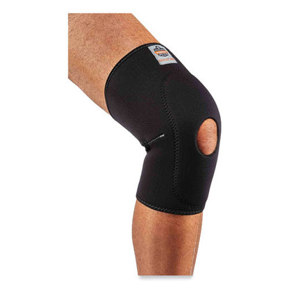 Proflex 615 Open Patella Anterior Pad Knee Sleeve, 2x-large, Black