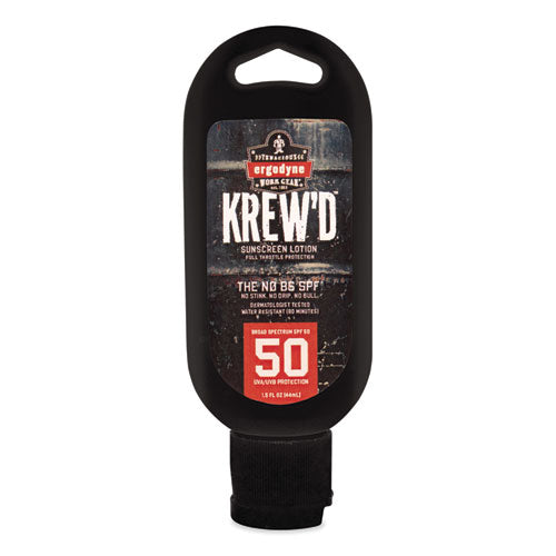 Krewd 6352 Spf 50 Sunscreen Lotion, 1.5 Oz Bottle, Includes 12 Bottles