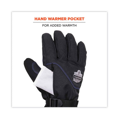 Proflex 825wp Thermal Waterproof Winter Work Gloves, Black, Large, Pair