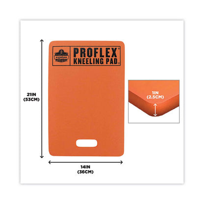 Proflex 380 Standard Foam Kneeling Pad, 1", Medium, Orange