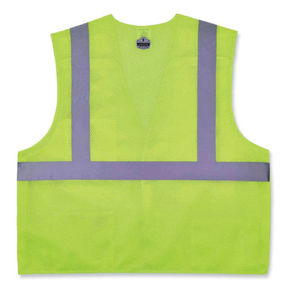 Glowear 8217ba Class 2 Breakaway Mesh Vest, Polyester, Small/medium, Lime