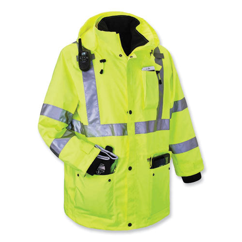 Glowear 8385 Class 3 Hi-vis 4-in-1 Jacket, Small, Lime