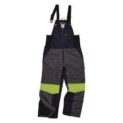 N-ferno 6477 Insulated Cooler Bib Overall, 3x-large, Navy