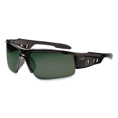 Skullerz Dagr Safety Glasses, Black Nylon Impact Frame, Polarized G15 Polycarbonate Lens