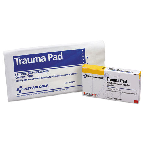 10 Person Ansi Class A Refill, 5 X 9 Trauma Pad