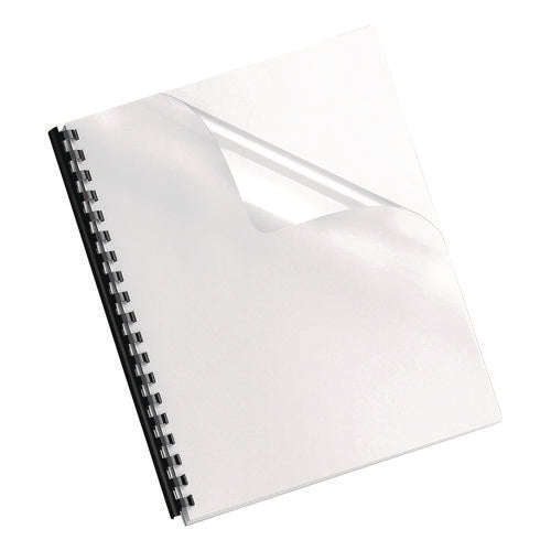 Crystals Transparent Presentation Covers For Binding Systems, Unpunched, Clear, With Square Corners, 11 X 8.5, 25/pack