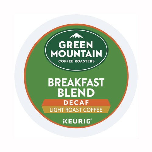 Breakfast Blend Decaf Coffee K-cups, 48/box