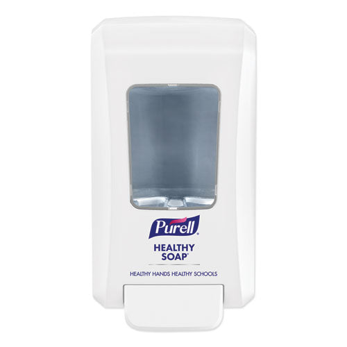 Fmx-20 Soap Push-style Dispenser, 2,000 Ml, 4.68 X 6.5 X 11.66, For K-12 Schools, White, 6/carton