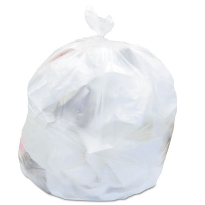 High-density Waste Can Liners, 16 Gal, 6 Microns, 24" X 31", Natural, 50 Bags/roll, 20 Rolls/carton