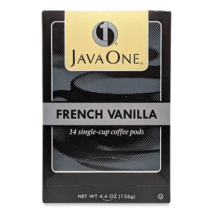 Coffee Pods, French Vanilla, Single Cup, 14/box