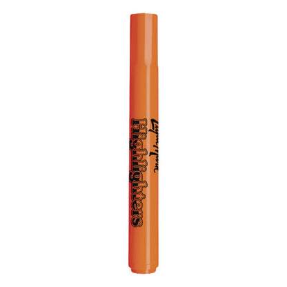 Tank Fluorescent Highlighter, Orange Ink, Chisel Tip, Orange Barrel, Dozen