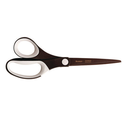 Ultra Edge Titanium Standard Scissors, 8" Long, Black/white