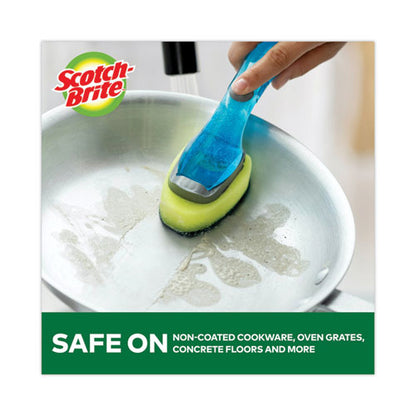 Soap-dispensing Dishwand, 2.5 X 9.5, Yellow/green