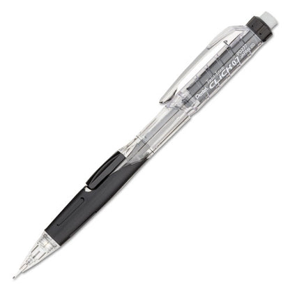 Twist-erase Click Mechanical Pencil, 0.7 Mm, Hb (#2), Black Lead, Black Barrel