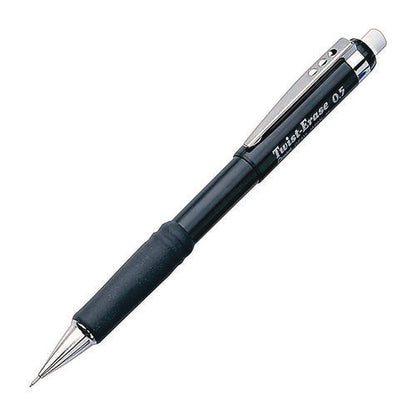 Twist-erase Iii Mechanical Pencil, 0.5 Mm, Hb (#2), Black Lead, Black/blue Barrel, 2/pack